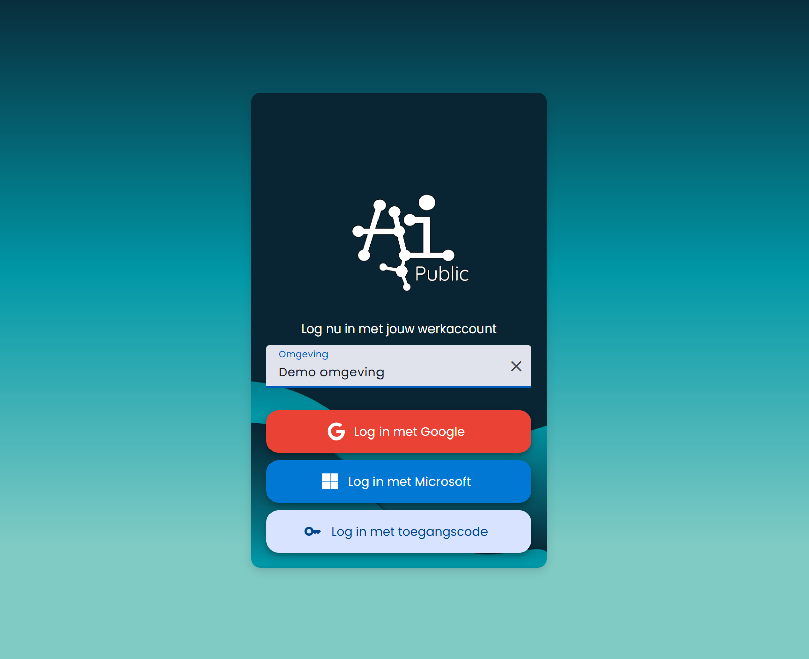 AI-Public Login Options